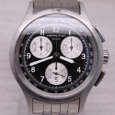 Hamilton Khaki Aviation Mens Watch 40mm Steel Swiss Quartz Date H764120