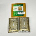 2-Pack Single Toggle Light Switch Cover Plate, Paisley Pattern Decorative Swi