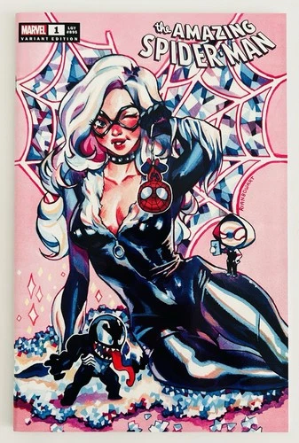 Amazing Spider-Man #1 Rian Gonzales Black Cat Exclusive Trade Variant 2022