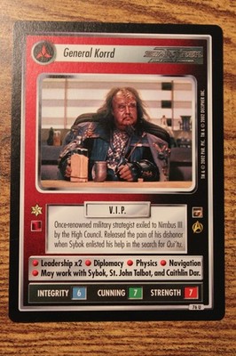 Star Trek CCG - The Motion Pictures - General Korrd - 76U