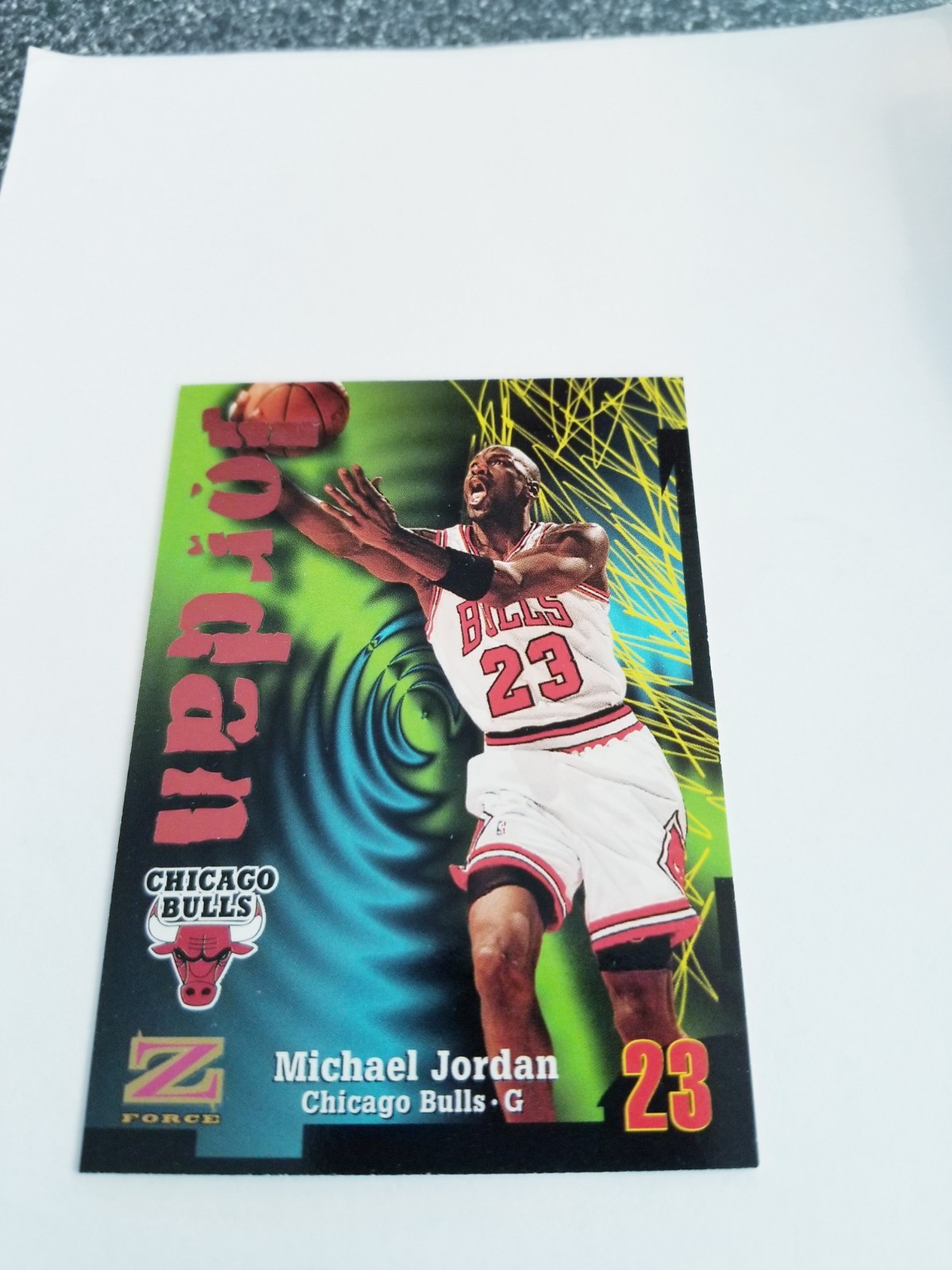 Michael Jordan 1997 Skybox Z-Force #23 Base Price Guide - Sports 