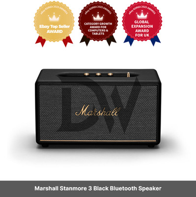 Marshall Stanmore 3 Schwarz Bluetooth Lautsprecher / Express / Original