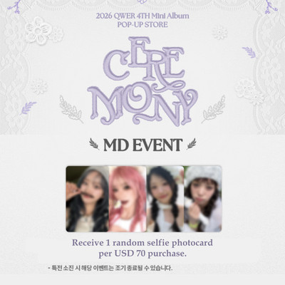 In Hand) QWER The 4th Mini Album CEREMONY POP-UP OFFICIAL MERCH +