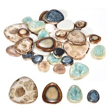100g Ceramic Mosaic Tiles Pebble Multicolor Ceramic Tiles