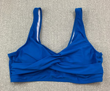 Cropped Tank Twist Front Bikini Tankini Swimsuit Top Womens size XL Dark Teal