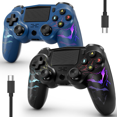 Wireless Controller for PS4/PS3/PC,Game Controller with Double Vibration,800mAh