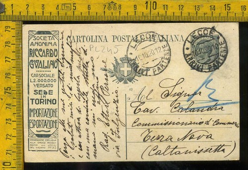 Lot De 12 Cartes Postales Anciennes Italie - Regno - Histoire Postale Vintage