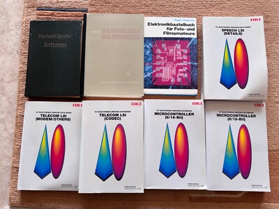 OKI MICROCONTROLLER TELECOM LSI Elektronikbastelbuch Bücher & mehr 4,8kg #5.4B6