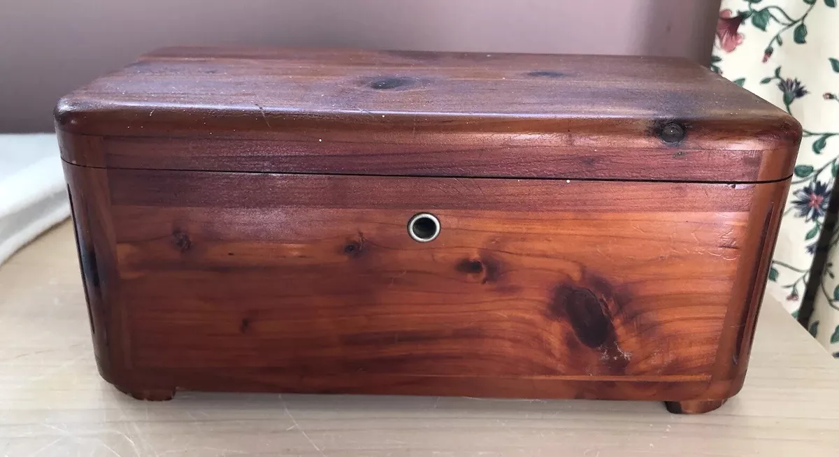 Rare VTG 1939 Lane Cedar Chest Girl Graduate Program Gift Altavista VA No Key