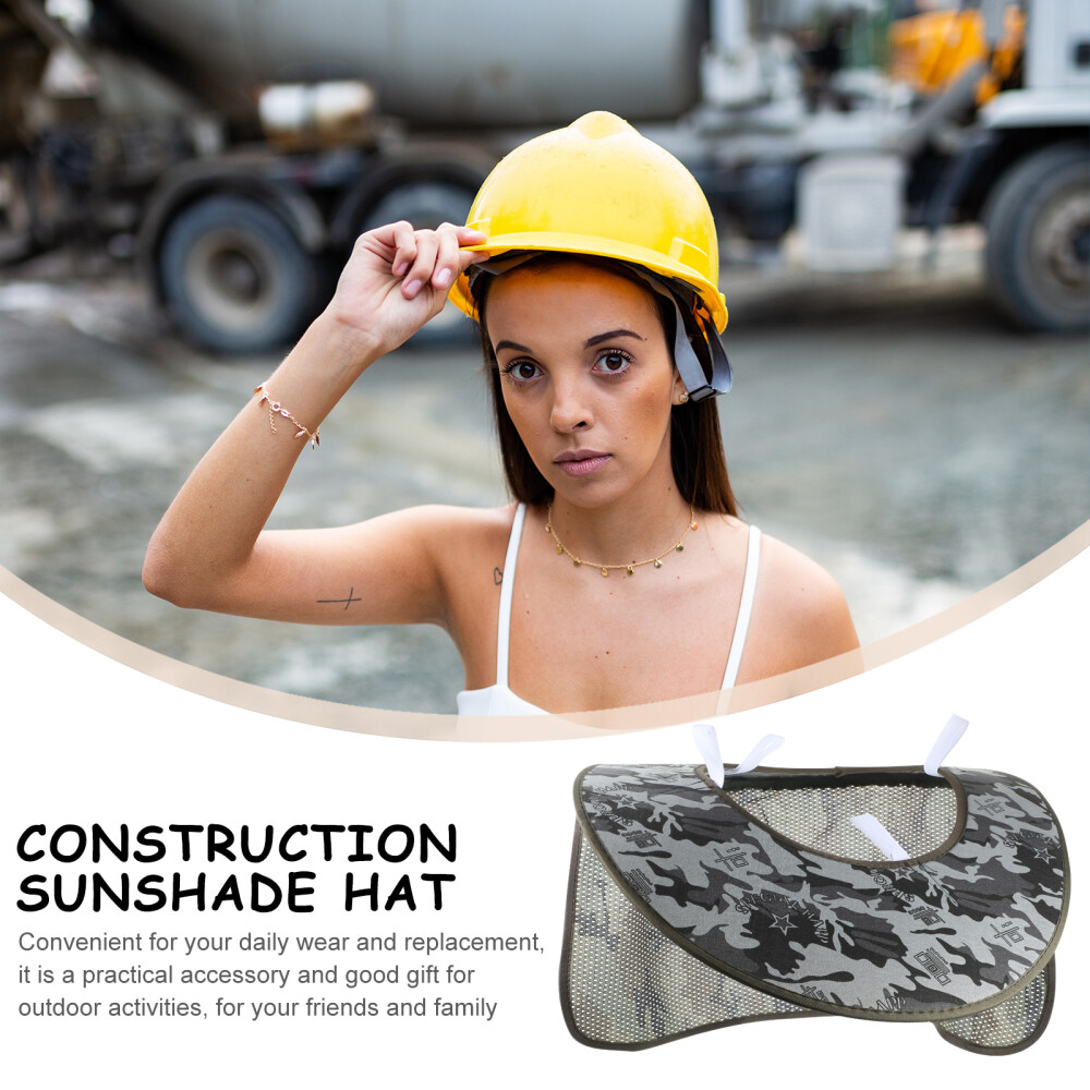 Safety Hard Hat Hard Hat Neck Cover Sun Visor Neck Flap eBay