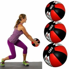 Medicine BALL No Bounce 3kg, 5kg, 10kg, 12kg Ball Strength CrossFit Exercise Bal