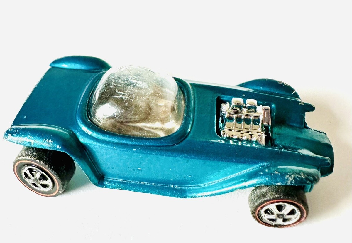 Hot Wheels Redline 1968 Beatnik Bandit US Aqua White
