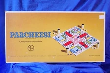 PARCHESSI Board Game Gold Seal 100% Complete Selchow & Righter VTG 1964 VGC