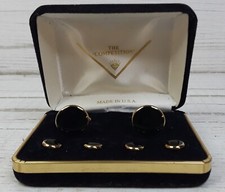 Onyx Cuff links And Studs