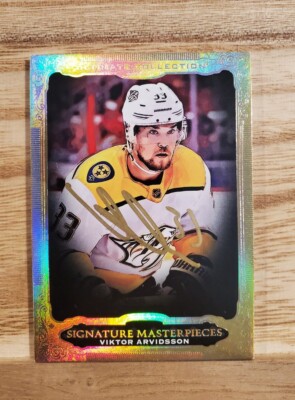 2018-19 ULTIMATE COLLECTION VIKTOR ARVIDSSON SIGNATURE MASTERPIECES AUTO