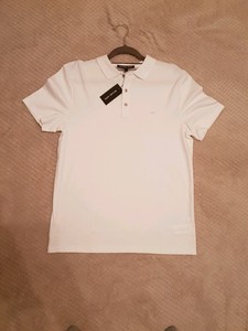 michael kors white polo