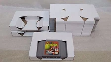 50 N64 Nintendo 64 Reproduction Tray Inserts White Box Lot