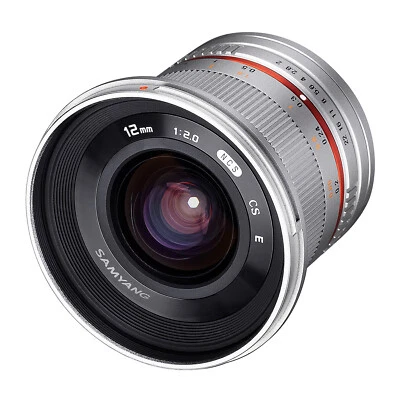 Samyang MF 12mm F2,0 APS-C Fuji X argent - Photo 1/4