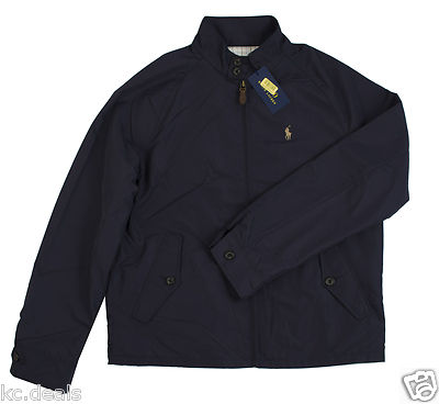 POLO RALPH LAUREN Size Large  AVAITOR NAVY CHESTER WINDBREAKER PONY LOGO JACKET