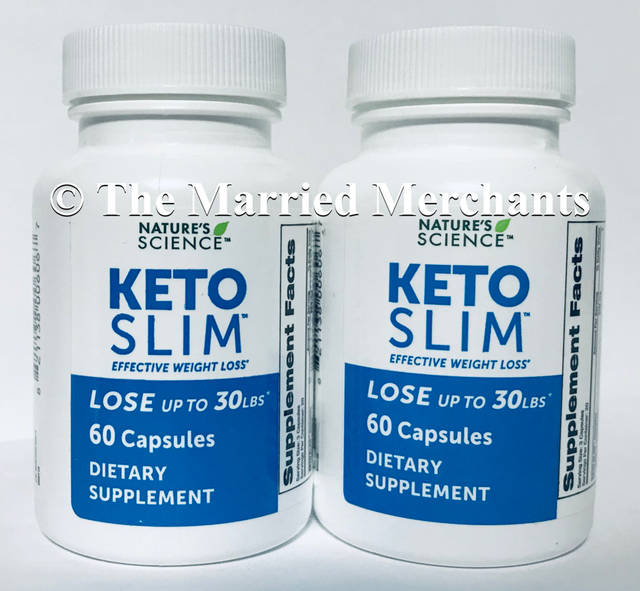 Nature's Science Keto Slim 500mg Capsules - 60 Count for ...