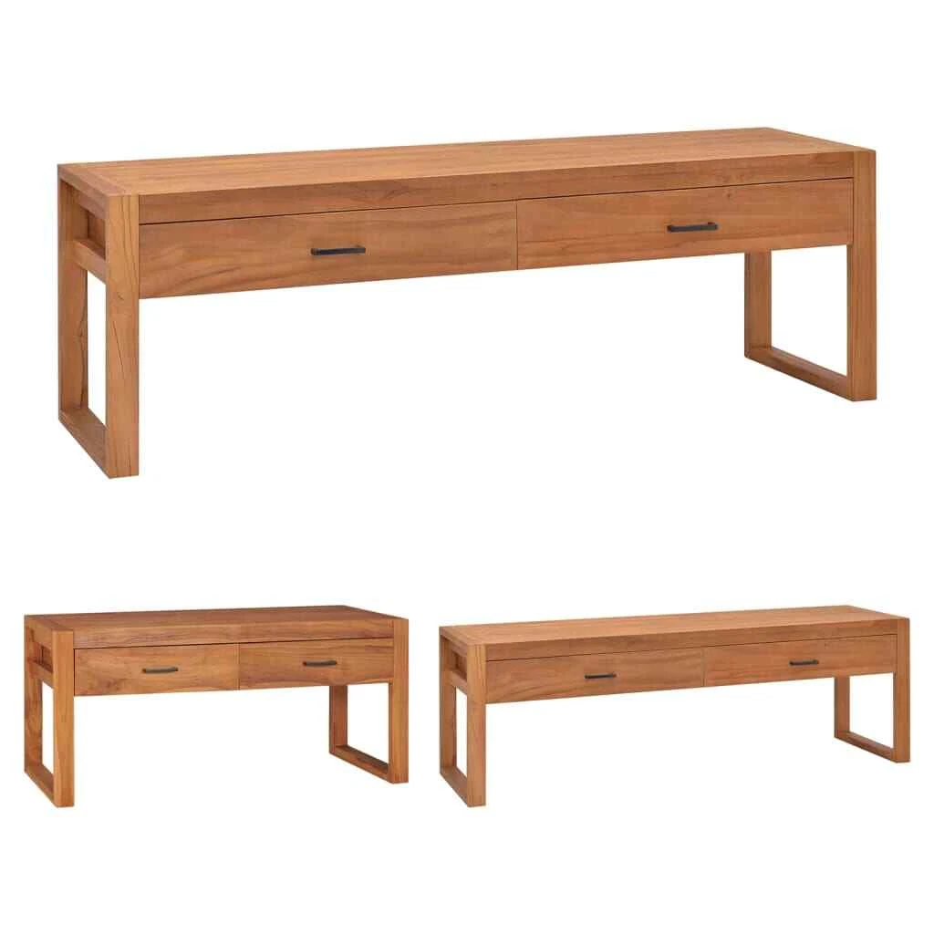 TV Cabinet Recycled Teak Wood Console Table Sideboard Home Media Stand vidaXL
