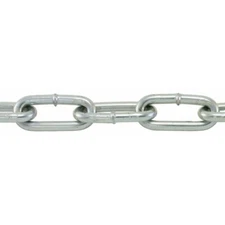 2/0 x 350 FT. Straight Link  Chain WLL 520 lbs. Zinc Plated