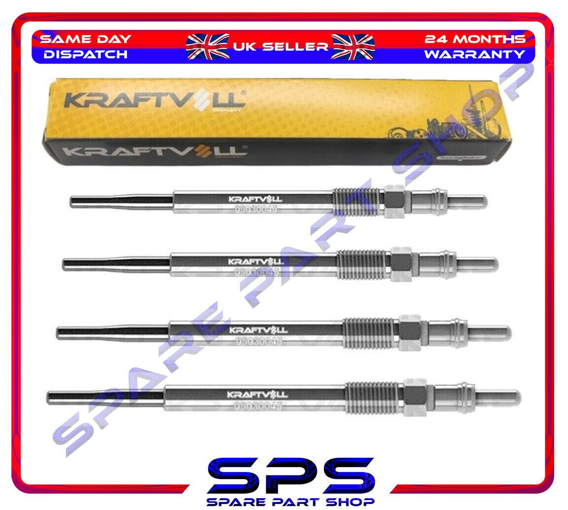 4X Glow Plugs Diesel Heater 5V For Ford Focus III Mondeo IV Kuga
