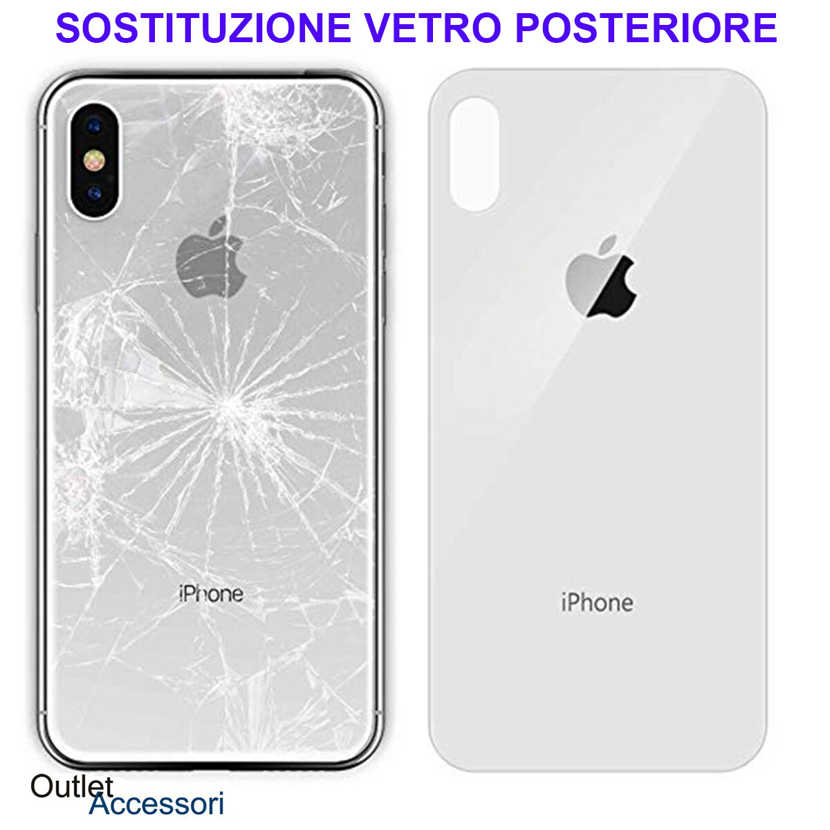2 pezzi adesivi per vetro posteriore (cover posteriore) per iPhone 15 Serie. 15, 15 Plus, 15 Pro, 15 Pro Max. strisce adesive per riparazione alloggiamento (15 Pro