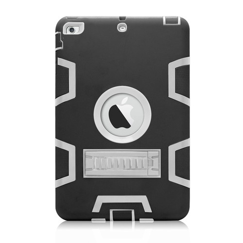 Stoßfeste Hartkunststoff Gummi Abdeckung Etui Ständer für Apple iPad Mini 1/2/3 - Bild 40 von 51