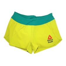 Reebok CrossFit Women's Green 2015 CrossFit Knitted Waistband Shorty Shorts