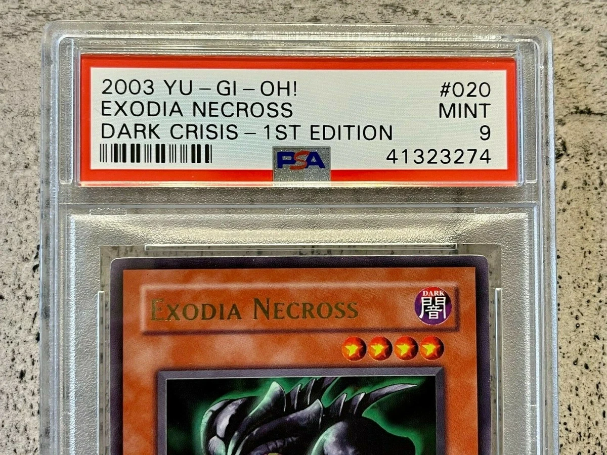 Yu-Gi-Oh! Exodia Necross DCR-020 1st Edition PSA 9 Mint Card