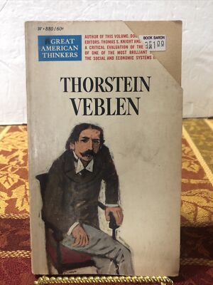 Thorstein Veblen Vintage Paperback  1964