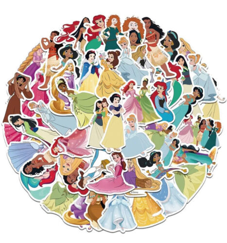 25 x Princess Princesses Disney Phone Sticker Stickers Laptop Vinyl Decals Decal - Picture 2 of 5