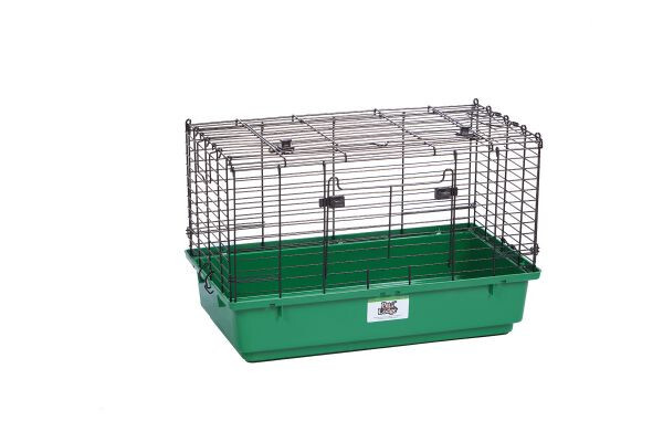 Pet Lodge Plastic Bottom Rabbit Home -  24.5 in. L x 14 in. W x  16.5 in. H