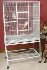 X-LARGE Bird Flight Breeding Cage Aviary Budgie Cockatiel Conure 32"Lx19"Wx64"H