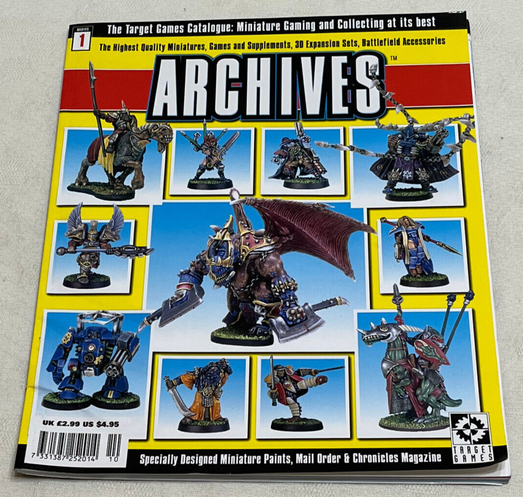 ARCHIVES : The Target Games Catalogue - RARE 1999 Issue One Magazine - In Vgc