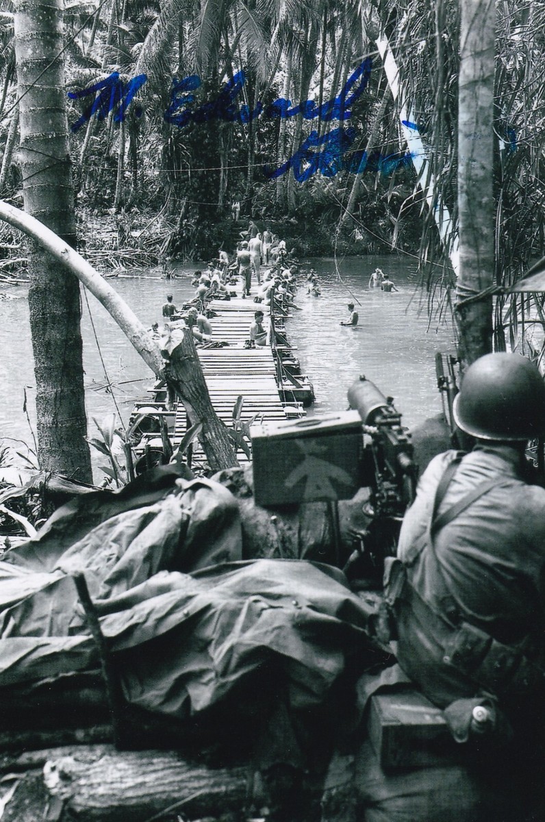 HBO The Pacific Ed Abemathy WWII Guadalcanal SIGNED PHOTO w/ John Basilone