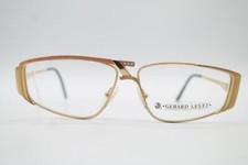 Vintage Gerard Levet Geneve Gold Multicolored Square Glasses Frame NOS