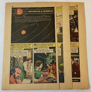 1960 four page cartoon story ~ GALLILEO ~ Mars Is A World