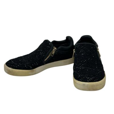 Ash Intense Bis Black Sequins Slip On Shoes Size 40 US 10