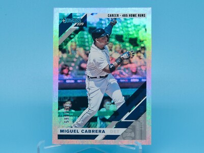 Miguel CABRERA 2019 Donruss Stat Line SP #/465