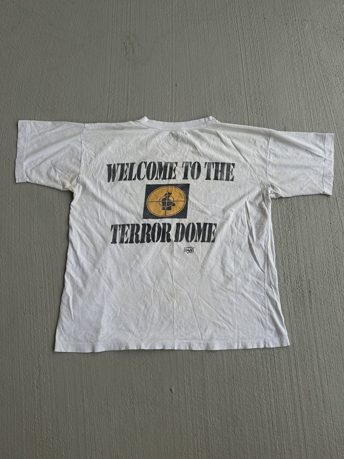 Vintage Public Enemy To Terror Dome Rap Tee B… Gem