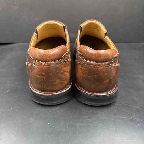 Mens Johnston Murphy Brown Leather Slip On Driving Moccasin Shoes 9.5 Deerskin - Picture 5 of 12