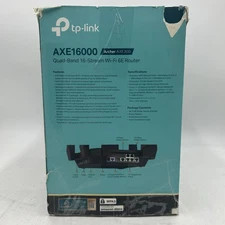 TP-Link AXE16000 Quad-Band WiFi 6E Router Archer AXE300 - Dual 10Gb Ports