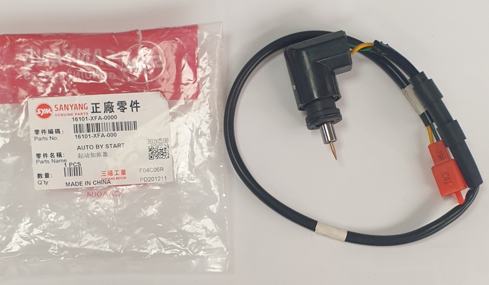 Starter de carburateur d'origine SYM 16101-XFA-000, qualité d'usine pour scooter Crox