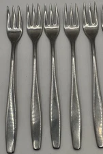 International Silver Today Seafood Cocktail Fork Set Of 5.  260494 Mid Century