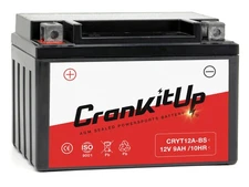 12V 9Ah YT12A-BS Gel Battery for 1999-2007 Suzuki Hayabusa GSX1300R SV650 SFV650