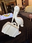 Vintage Plastic Stork Blow Mold for Baby Bank Decor and Shower — photo 3