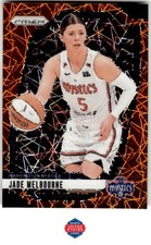 2024 Panini Prizm WNBA #68 Jade Melbourne Orange Velocity Prizms