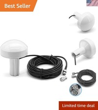 Antenna GPS marina avanzata di ricambio con cavo da 26 piedi - adatta ai modelli Garmin